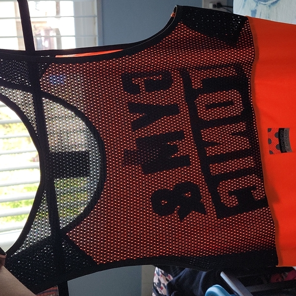 Victoria Secret PINK extreme mesh tank top NWT "gym and tonic" - Picture 7 of 8